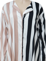 Slim-Fit Striped Dress(Belt Not Included) HWULYU3KTB