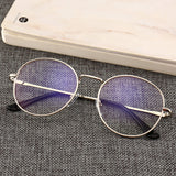 Fashion Blue Light Glasses Retro Metal Frame Anti - THINKVINTAGEONLINE