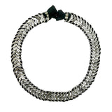 Silver Temple Collar Necklace - THINKVINTAGEONLINE