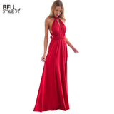 Sexy Women Multiway Wrap Convertible Boho Maxi Club Red Dress Bandage Long Dress Party Bridesmaids Infinity Robe Longue Femme - THINKVINTAGEONLINE